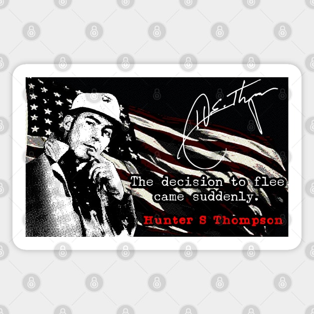 Hunter S Thompson #6 Sticker by Spine Film